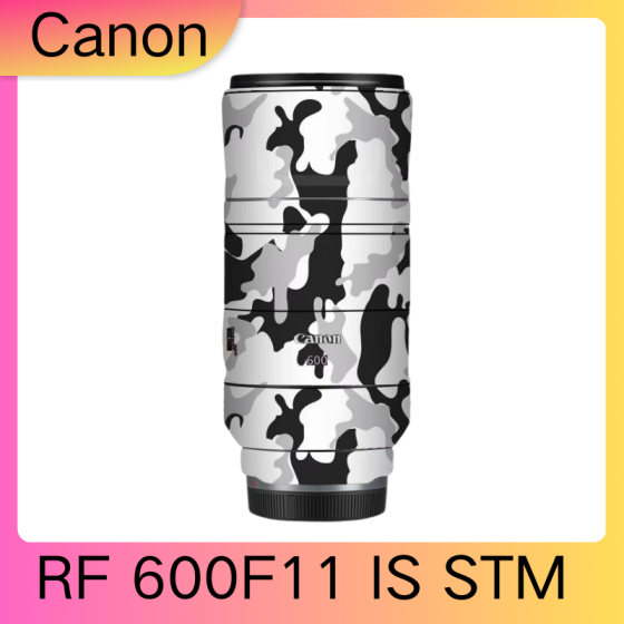 Lentes Canon RF600F11 IS STM  - Pele câmera, adesivo câmera - com alta resistência a arranhões, à prova d'água e com design elegante.